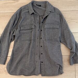 Women’s Madewell oversized grey button down